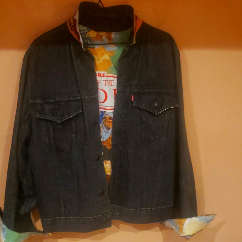 Reworked Levi's Denim Jacket Star Wars
